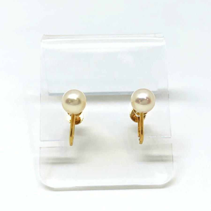 送料無料】ポーラ POLA 750YG パール約7.5mm イヤリング☆新品仕上げ済