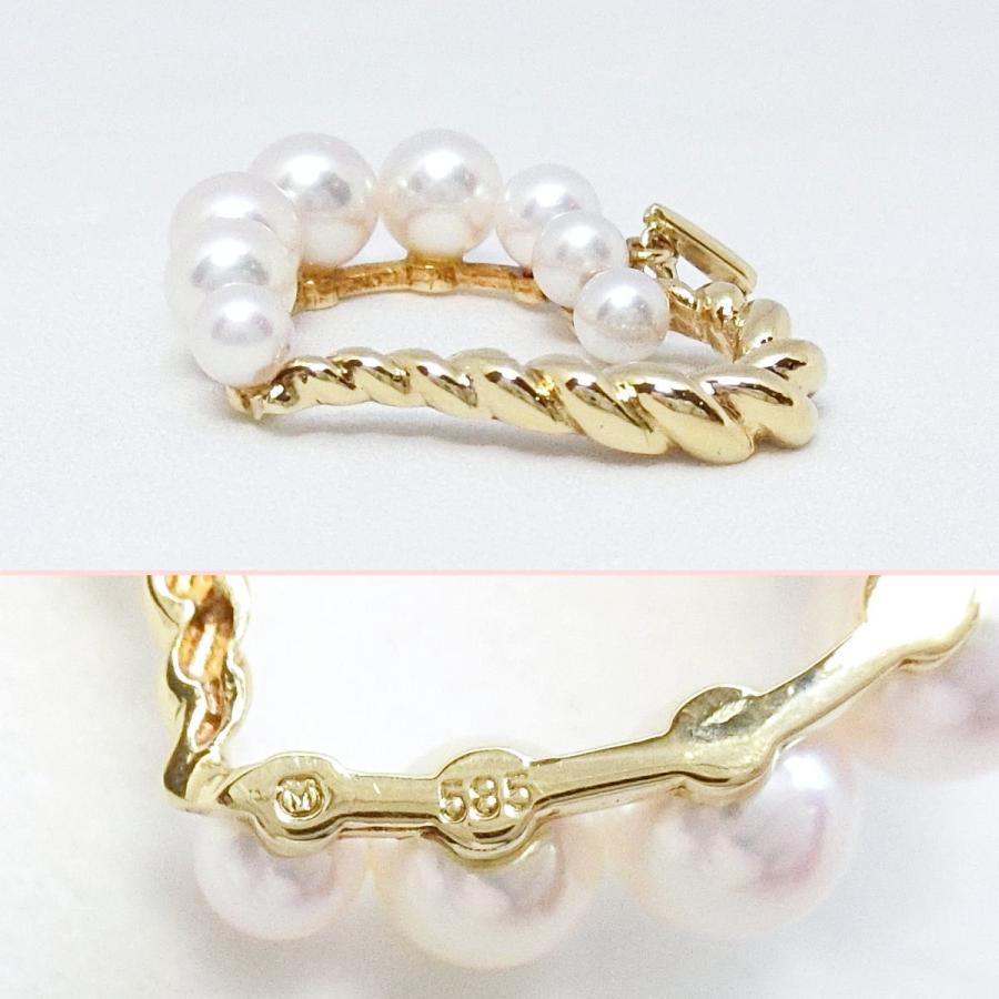 MIKIMOTO 【送料無料】ミキモト K14YG パール ハートモチーフ MIKIMOTO 【送料無料】ミキモト K14YG パール ハートモチーフ