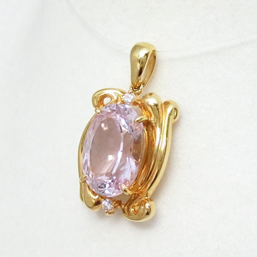 送料無料】タサキ TASAKI 田崎真珠 K18 クンツァイト6.48ct 