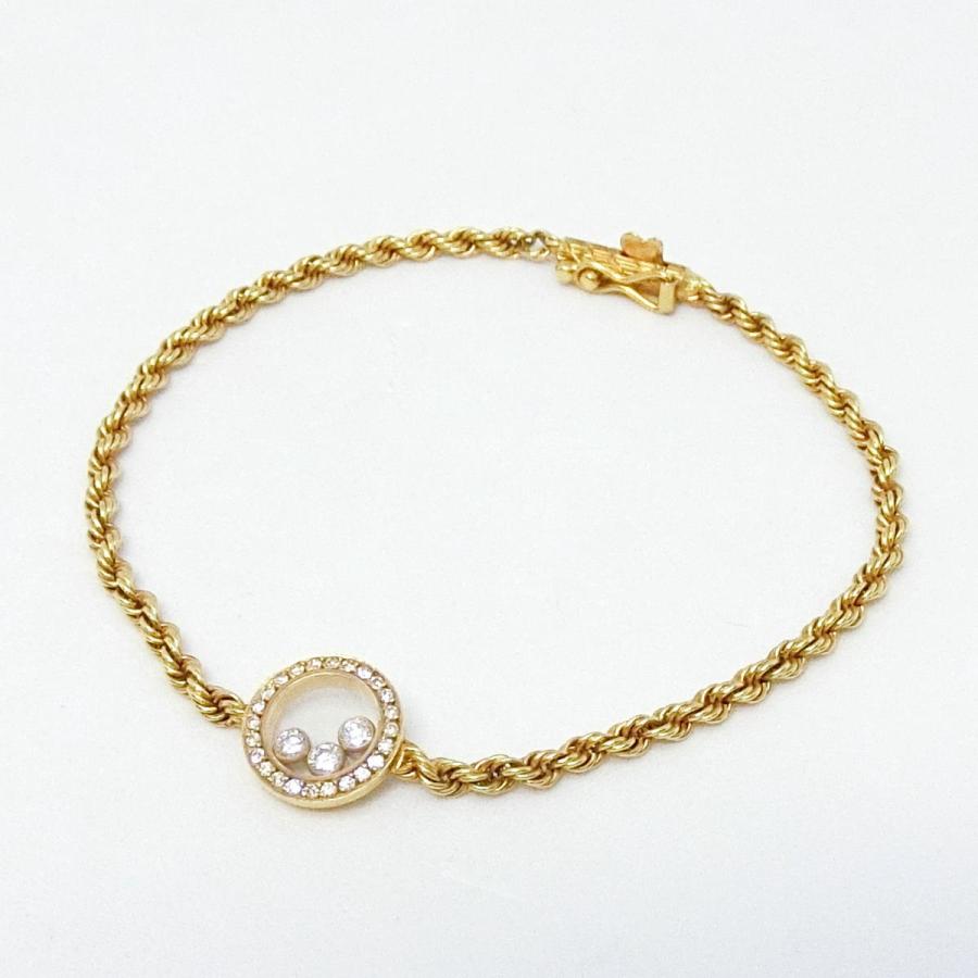 Chopard 【送料無料】ショパール 750YG ハッピーダイヤモンド