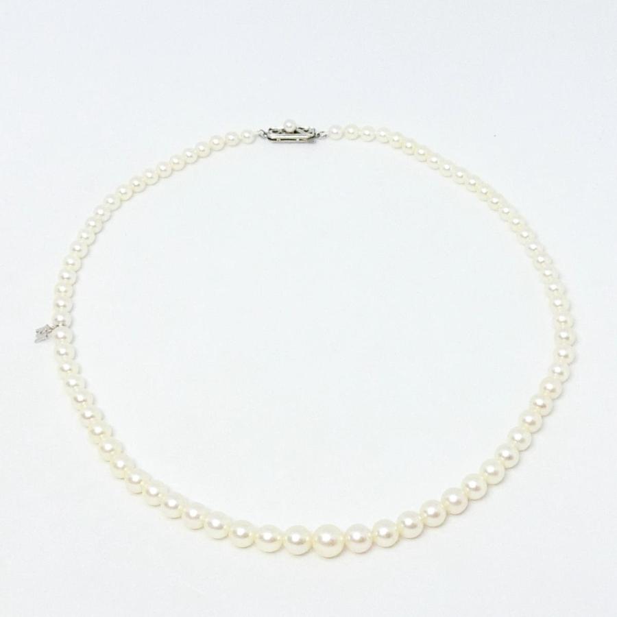 送料無料】ミキモト MIKIMOTO アコヤパール グラデーション ネックレス  
