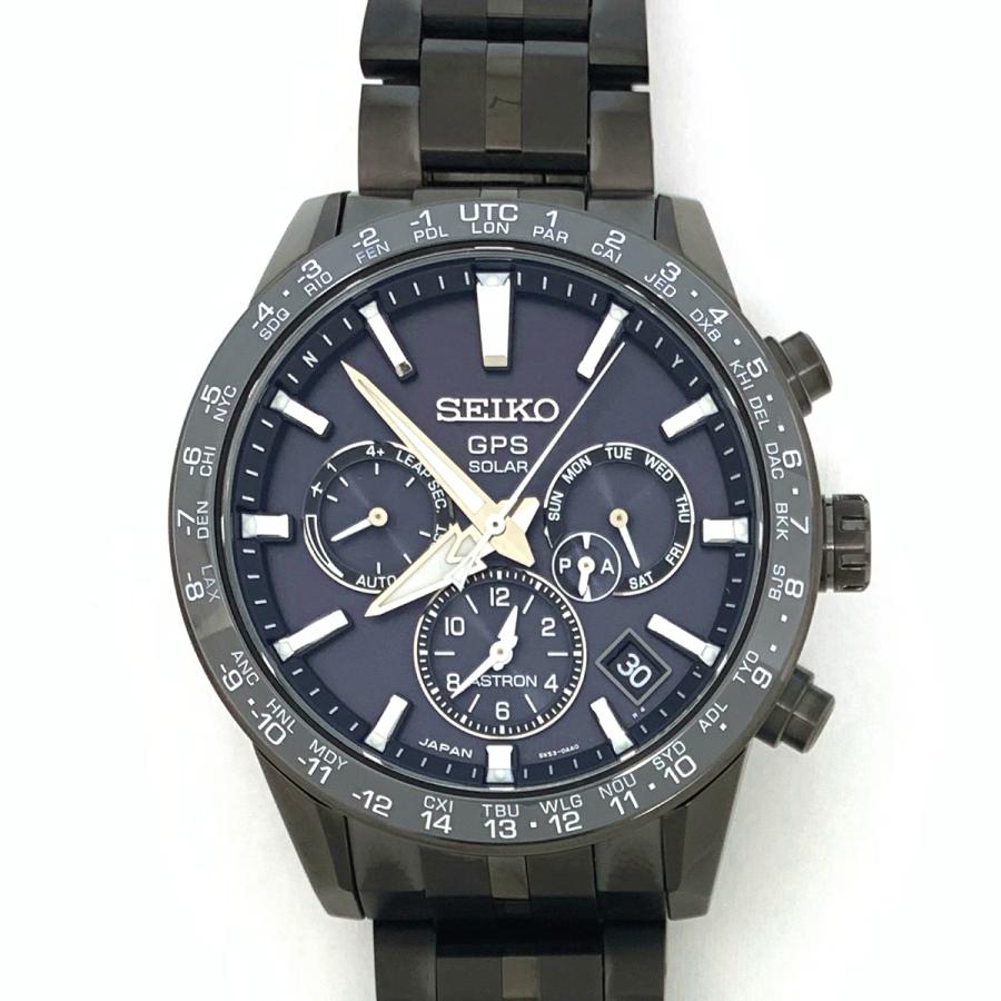 セイコーSEIKO アストロンSBXC037/5X53-0AB0 ブラック 美品 ASTRON 【送料無料】セイコー SEIKO アストロン 5Xシリーズ オール