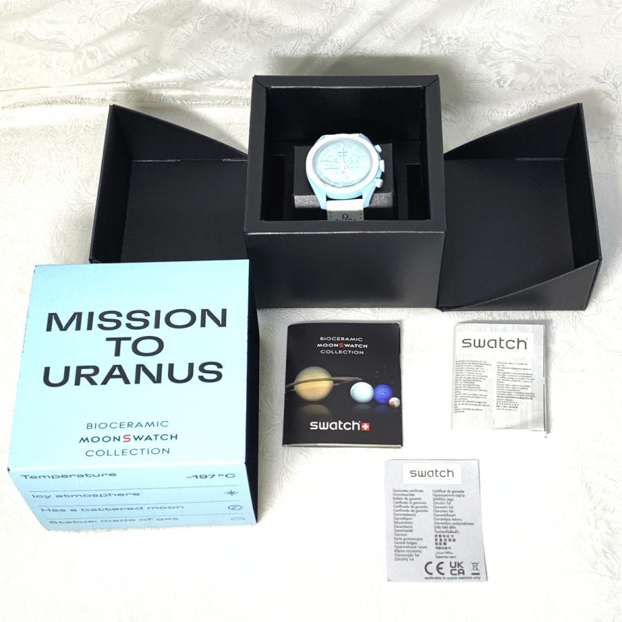 オメガ×スウォッチ MoonSwatch ムーンスウォッチ URANUS MISSION TO URANUS - Bioceramic MoonSwatch Collection