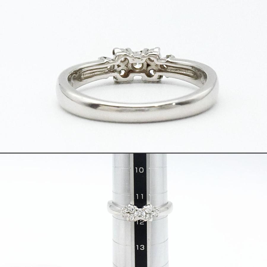 【新品同様】ミキモト ダイヤ　リング　0.24 Pt950 指輪 MIKIMOTO（ミキモト） 【送料無料】ミキモト MIKIMOTO PT950