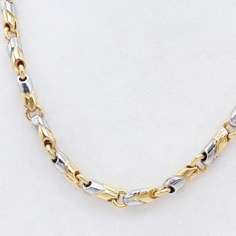 BVLGARI パッソドッピオ クロスモチーフ ネックレス ブルガリ BVLGARI パッソドッピオ クロス ネックレス 750YG/SS