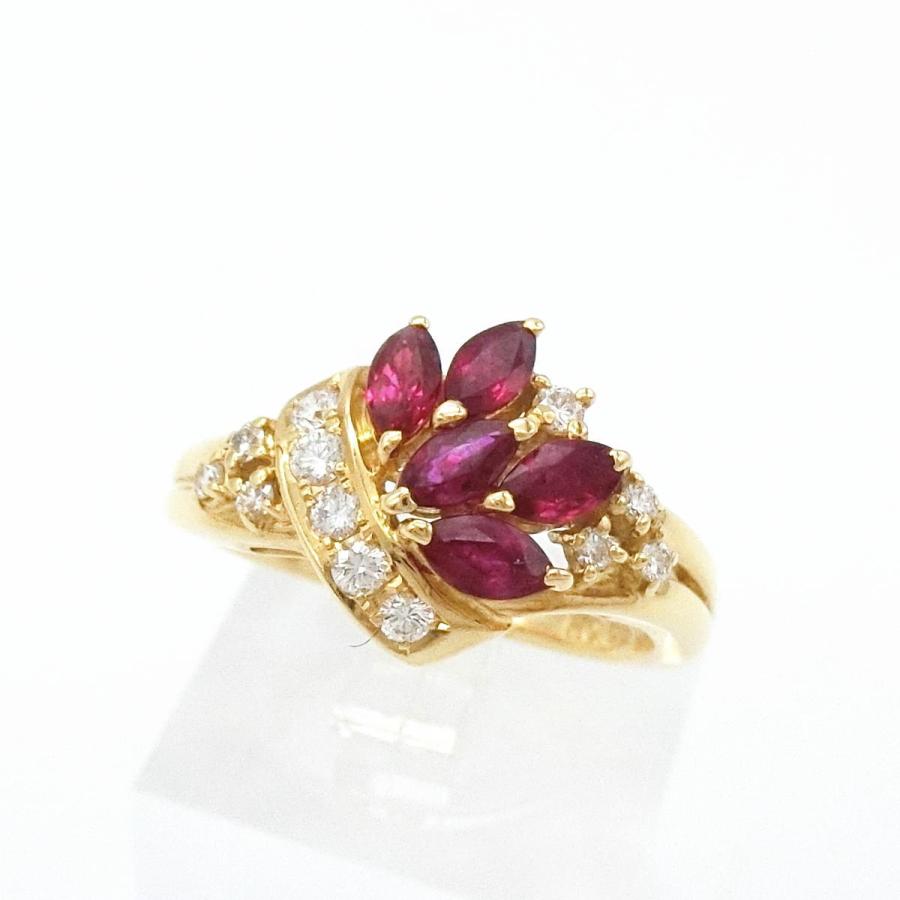 POLA（ポーラ） 【送料無料】ポーラ POLA 750YG ルビー0.65ct