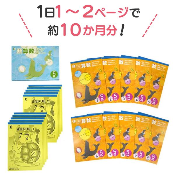 七田式　小学生プリント　算数5年生 七田式小学生プリント算数5年生 : しちだ・教育研究所 Yahoo!店 - 通販