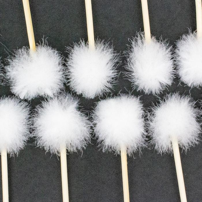 受粉用梵天(ぼんてん) 300mm 10本組 花粉交配用刷毛 : 七福