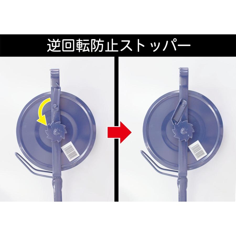 田引車 (田引車1尺間隔目盛付ロープ60m巻済) 田引車 1尺間隔目盛付ロープ60m巻済 (株)コジマ : 七福ツール