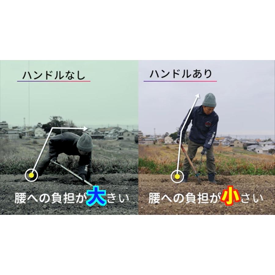 関西洋鋸 ezハンドル シャベル・スコップ補助ハンドル 疲労軽減に