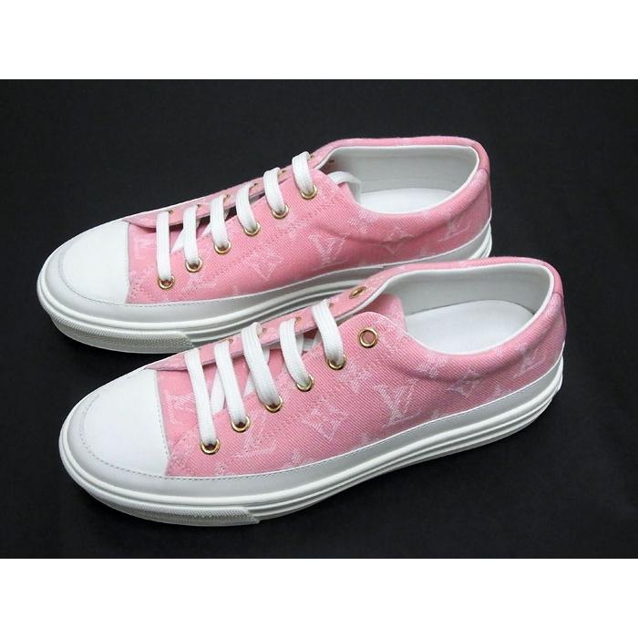 新品同様 S品 Louis Vuitton ルイヴィトン 年 ステラーライン 1a6p スニーカー レディース サイズ 36 日本サイズ 23cm C 2 8521 質のヤマザキ 通販 Yahoo ショッピング