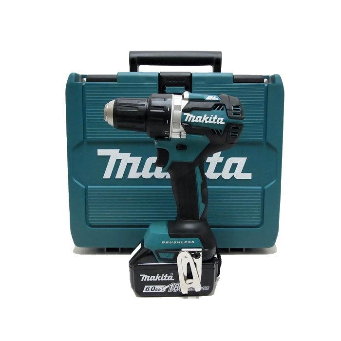  マキタ makita 充電式ドライバドリル DF484DRGX ブルー リチウムイオンバッテリ 18V 6.0Ah セット品 バッテリ2個・充電器付き
