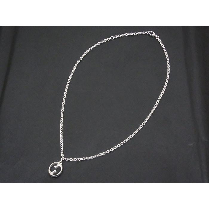 美品 GUCCI G ネックレス 美品】【中古】グッチ GUCCI ダブルG ペンダント ネックレス