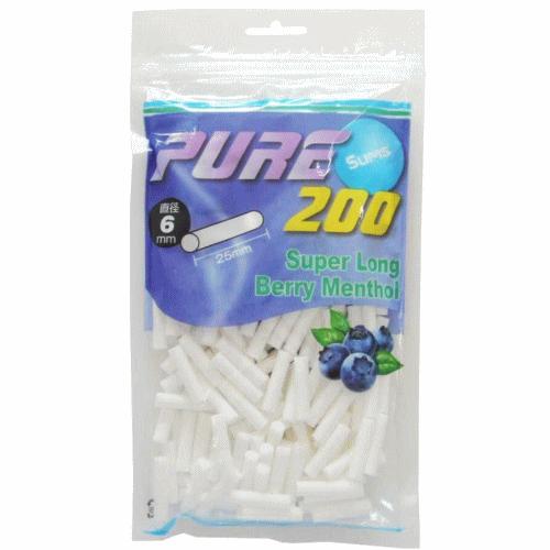 pure ピュア スリムスーパーロング フレーバーフィルター ベリー