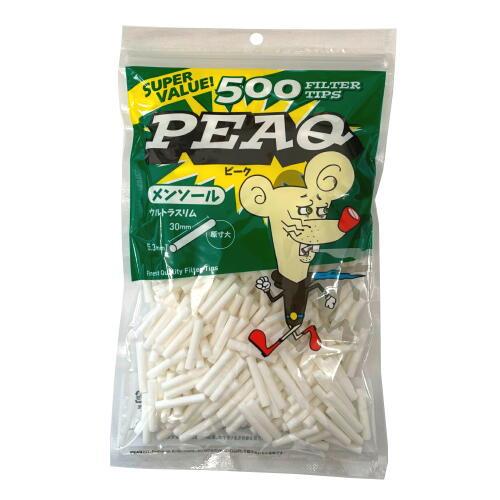 PEAQ ピーク 500 ウルトラスリムメンソール 手巻きタバコ用フィルター