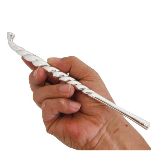 七寸純銀手綱延 飯塚昇 手作り高級キセル n009 喫煙具 煙管 七寸純銀手綱延 飯塚昇 手作り高級キセル n009 喫煙具 煙管