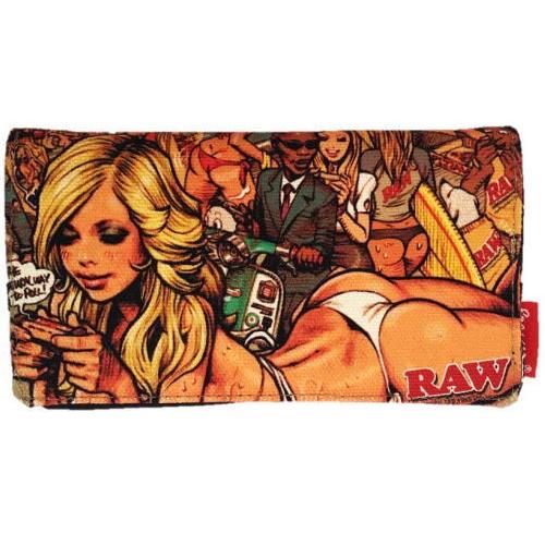 20thロッキンジェリービーン☆コラボ ポーチ RAW ロー ガール シャグポーチ 喫煙具 ロウ ロッキンジェリービーン