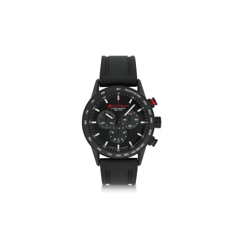 Audi sport chronograph top watch with carbon