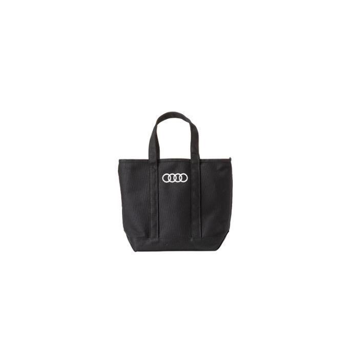 【6/16迄出品！】Audi トートバッグ ホワイト ブラック アウディ Audiトートバッグ L（ホワイト・ブラック） : SHIFT FACTORY