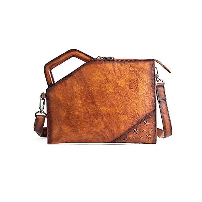 返品不可 Whatna イタリア バッグ 結婚式 肩掛け ショルダー クラッチ バッグ レディース メンズ バッグ セカンド 革 牛 然 2way天 クラッチバッグ Ael Global