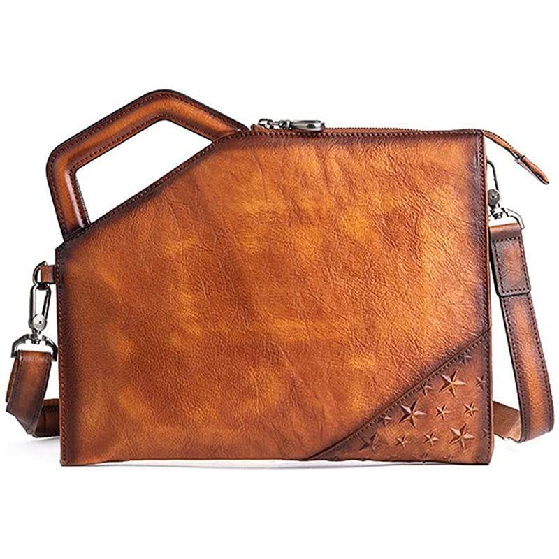 返品不可 Whatna イタリア バッグ 結婚式 肩掛け ショルダー クラッチ バッグ レディース メンズ バッグ セカンド 革 牛 然 2way天 クラッチバッグ Ael Global