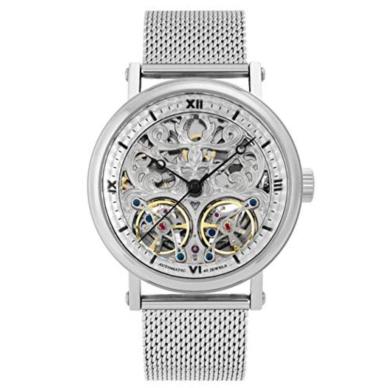 自動巻き腕時計 アルカフトゥーラ 091601RBK-M シルバー メンズ 腕時計 最新作
