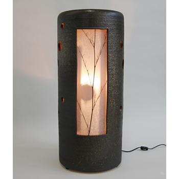 信楽焼 風の水琴洞夢 短冊 癒しのあかりと風鈴の音色が幻想的な空間を