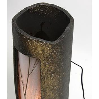 信楽焼 つくばい 陽炎 水音 電動ツクバイ 循環式 陶器 蹲 水琴窟 す