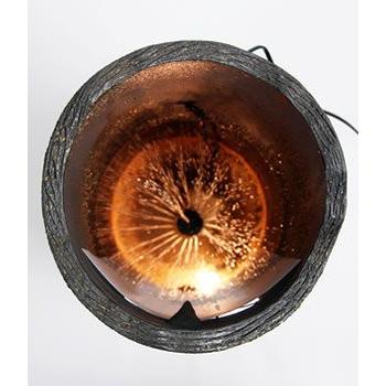 信楽焼 つくばい 陽炎 水音 電動ツクバイ 循環式 陶器 蹲 水琴窟 す