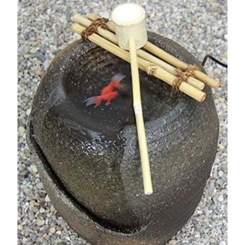 信楽焼 涼電動つくばい 陶器つくばい 循環 水琴窟 水流 蹲 筧 信楽焼 涼電動つくばい 陶器つくばい 循環 水琴窟 水流 蹲 筧