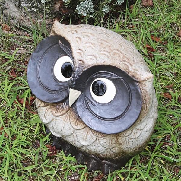 信楽焼 ふくろう 陶器 フクロウ 置物 かわいい おしゃれ ギフト 玄関