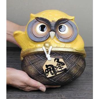 信楽焼 ふくろう 陶器 フクロウ 置物 かわいい おしゃれ ギフト 玄関