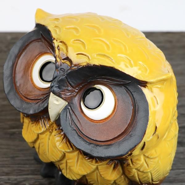 信楽焼 ふくろう 陶器 フクロウ 置物 かわいい おしゃれ ギフト 玄関