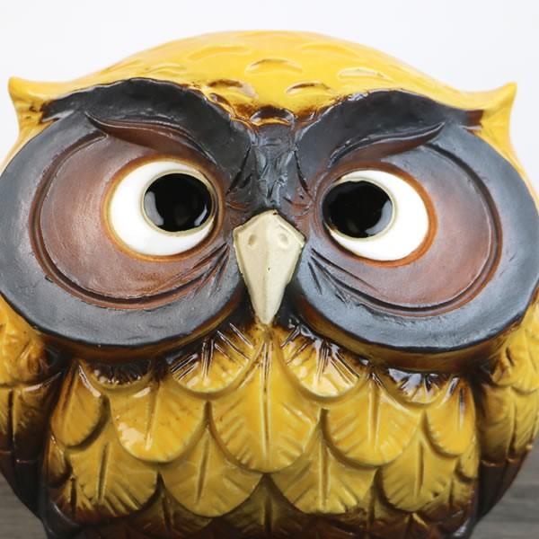 信楽焼 ふくろう 陶器 フクロウ 置物 かわいい おしゃれ ギフト