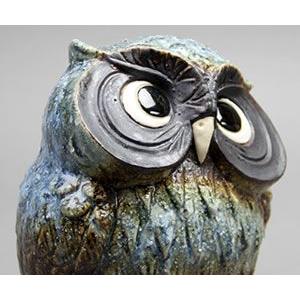 信楽焼 ふくろう 陶器 フクロウ 置物 かわいい おしゃれ ギフト 玄関