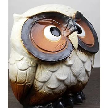 信楽焼 ふくろう 陶器 フクロウ 置物 かわいい おしゃれ ギフト 玄関
