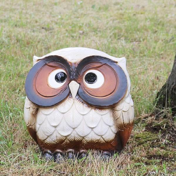信楽焼 ふくろう 送料無料 陶器フクロウ ふくろう 梟 フクロウ置物焼 やきもの梟 9号福多郎ふくろう fu-0152