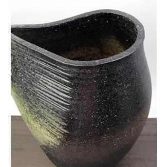 信楽焼 古陶変形花入れ 和風 癒し 壷 つぼ 花瓶 花器 陶器 花入れ