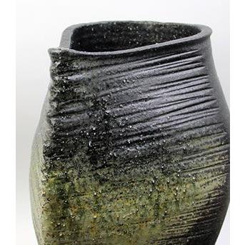 信楽焼 古陶変形花入れ 和風 癒し 壷 つぼ 花瓶 花器 陶器 花入れ