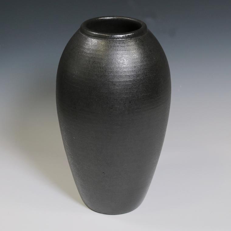 信楽焼 花瓶 花入れ 大きい 黒 おしゃれ 縦長 陶器 花器 信楽焼 花瓶 花入れ 大きい 黒 おしゃれ 縦長 陶器 花器