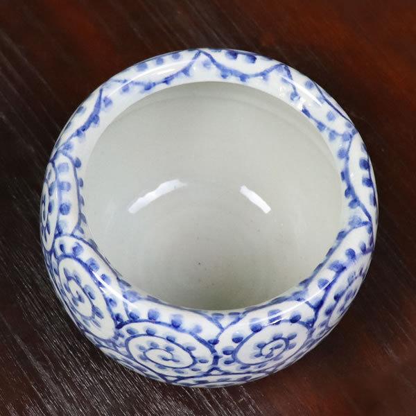火鉢型ポット 火鉢 陶器 手あぶり 鉢カバー 花器 花入れ フラワー
