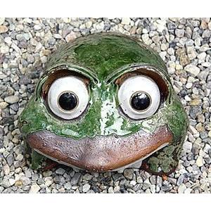 信楽焼 蛙 置物 かえる 陶器 縁起物 かわいい カエル おしゃれ
