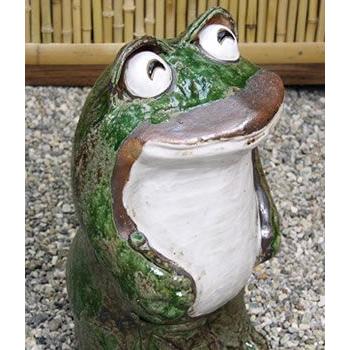 信楽焼 蛙 置物 かえる 陶器 縁起物 かわいい カエル おしゃれ ギフト
