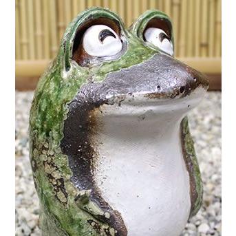 信楽焼 蛙 置物 かえる 陶器 縁起物 かわいい カエル おしゃれ ギフト