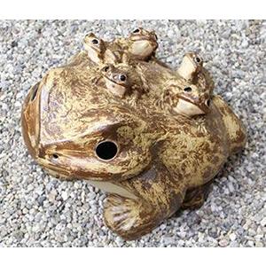 信楽焼 蛙 置物 かえる 陶器 縁起物 かわいい カエル おしゃれ ギフト