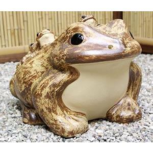 信楽焼 蛙 置物 かえる 陶器 縁起物 かわいい カエル おしゃれ ギフト