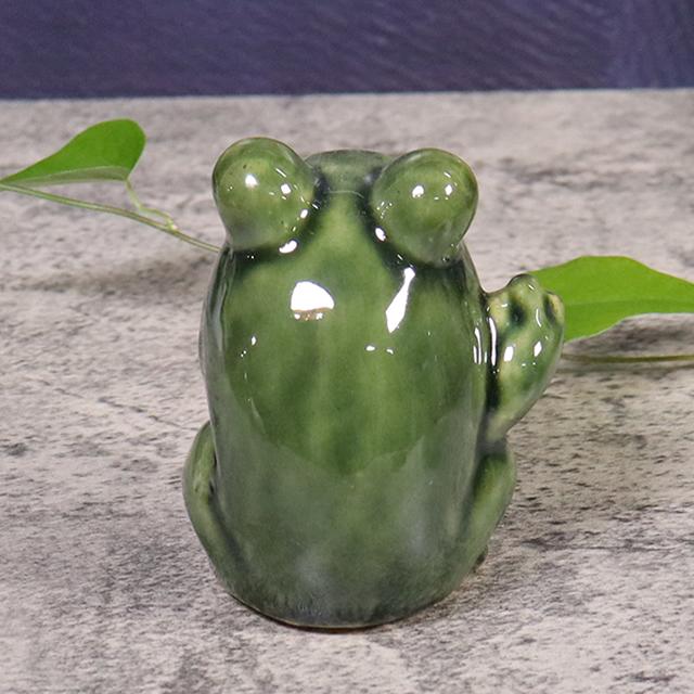 信楽焼 蛙 置物 かえる 陶器 縁起物 かわいい カエル おしゃれ ギフト
