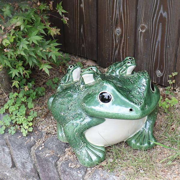 信楽焼 蛙 置物 かえる 陶器 縁起物 かわいい カエル おしゃれ ギフト