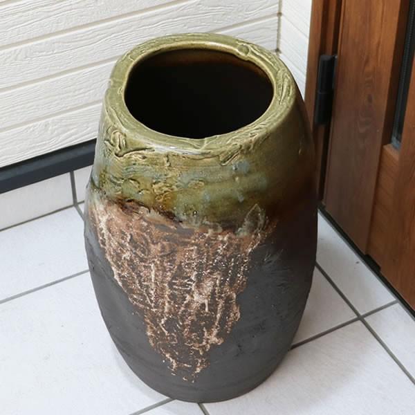 傘立て 陶器 おしゃれ 信楽焼 かさたて 和風 傘入れ モダン 玄関 新築