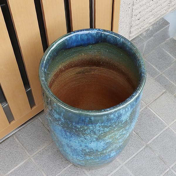 傘立て 陶器 おしゃれ 信楽焼 かさたて 和風 傘入れ モダン 青 傘立て 陶器 おしゃれ 信楽焼 かさたて 和風 傘入れ モダン 青